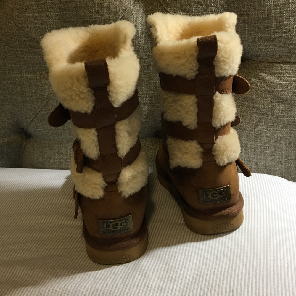 Uggs - leather and fur (used a few times)